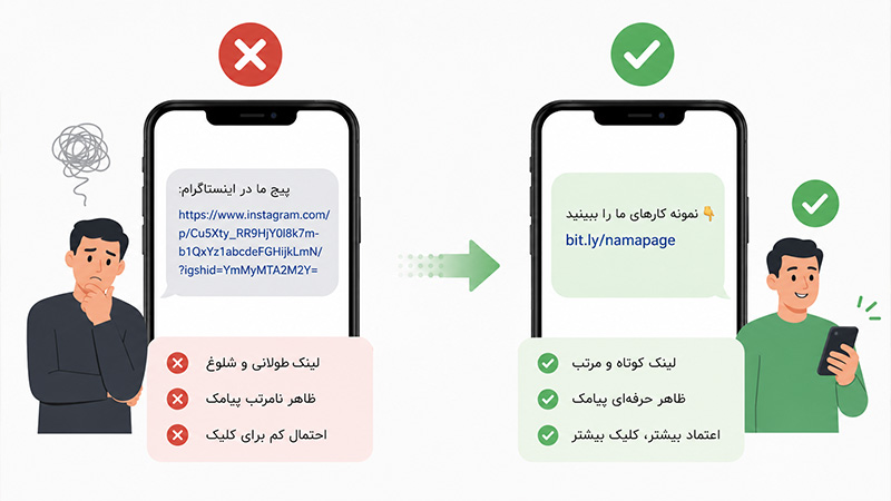 بهتر است لینک اینستاگرام را کوتاه کنیم؟